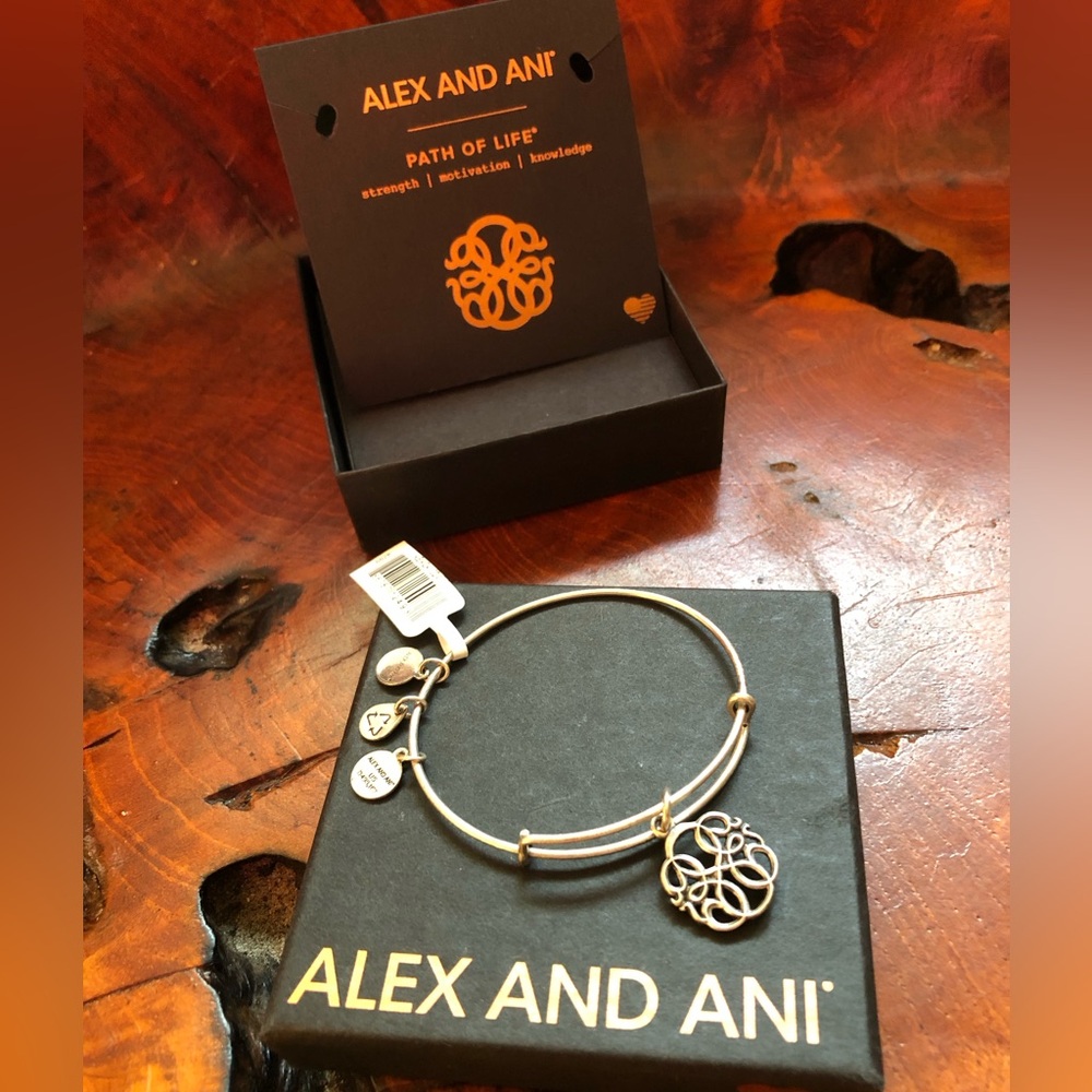 Alex and Ani Path of Life eco-conscious  Coppure Bracelet NWT in box with card.